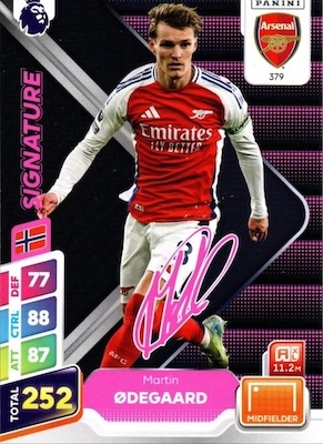 Eksempel på fotballkort